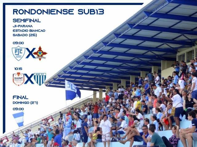 FFER leva para Ji-Paraná a fase final do Campeonato Rondoniense Sub-13