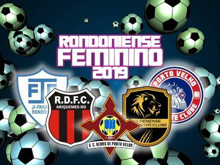 Cinco clubes vão disputar o Campeonato Rondoniense Feminino