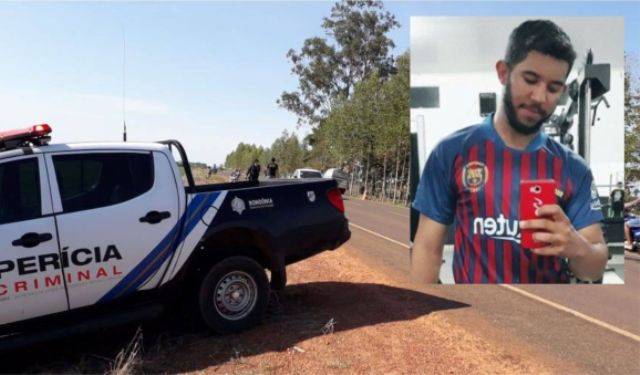 URGENTE: pilotando moto, rapaz de 22 anos atinge árvores às margens de rodovia e morre em cidade do Cone Sul