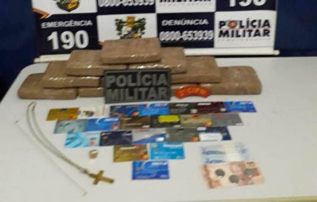 Casal do Pará “fura bloqueio” da PRF em Vilhena e é preso com 10 kg de cocaína e criança a bordo em cidade vizinha
