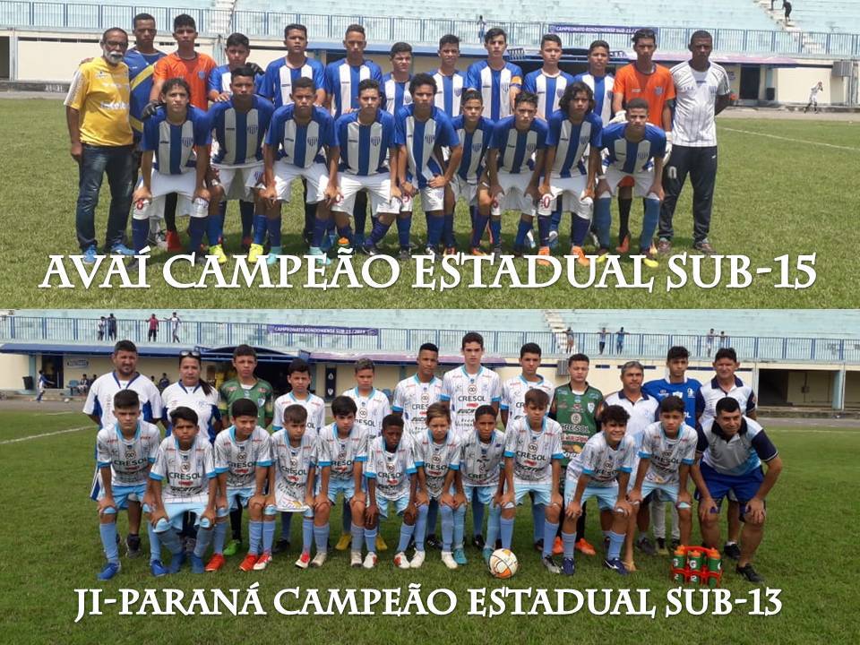 Ji-Paraná conquista título no Sub-13 e pelo Sub-15 o Avaí levanta o troféu de campeão