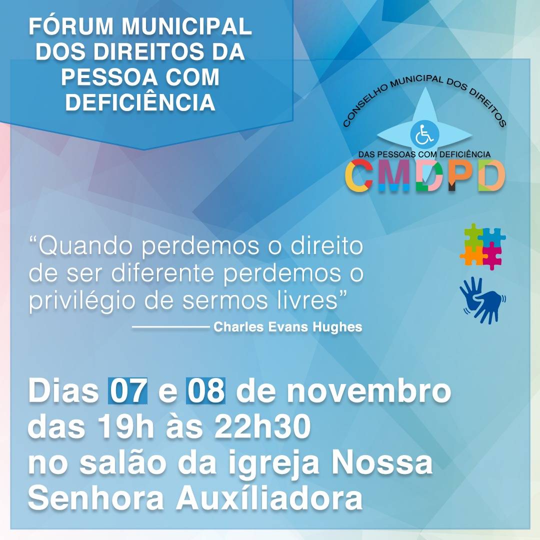 Em Vilhena, Fórum debate os direitos da pessoa com deficiência
