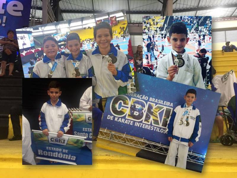 Atletas vilhenenes são medalhistas no Campeonato Brasileiro de Karate Interestilos