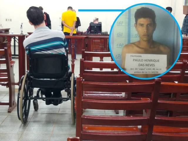 Em cadeira de rodas, rapaz assiste julgamento e vê homem que o deixou paraplégico ser condenado a mais de 9 anos de prisão