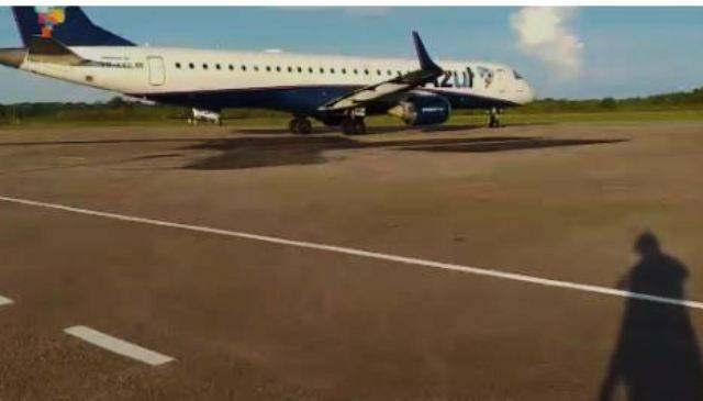 VÍDEO: pouso de jato da Azul, esta semana, mostra que aeroporto de Vilhena está preparado para receber aeronaves maiores