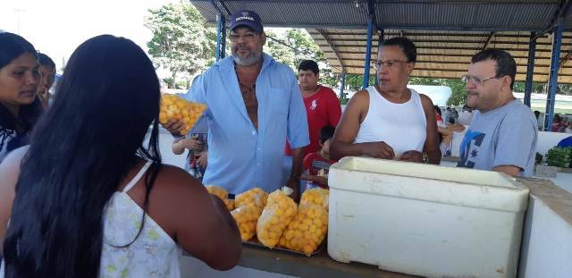 Para evitar atravessadores, indígenas da região aprendem a beneficiar piqui e vendem fruto em feira livre de Vilhena