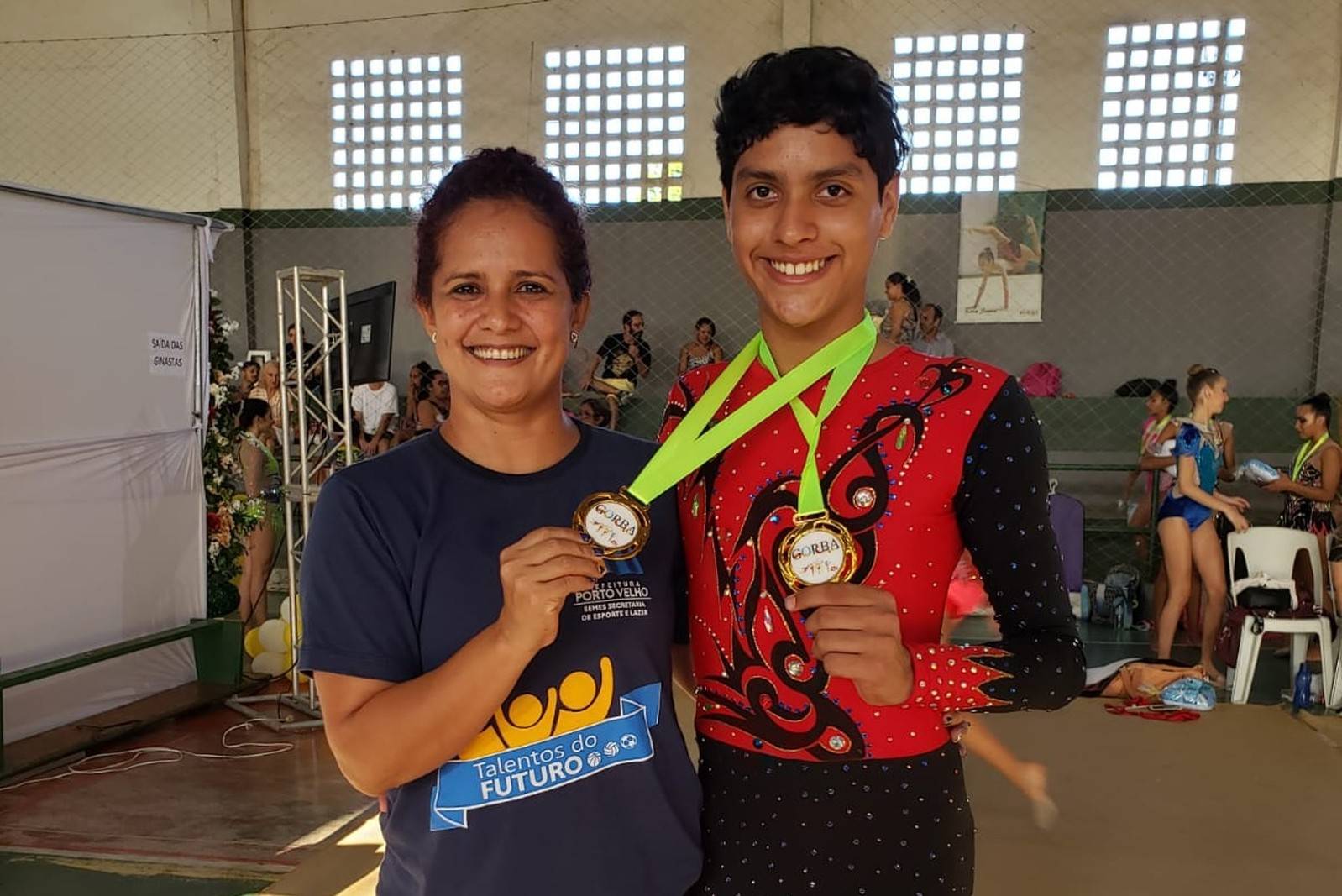 Ginasta alcança a maior nota de Rondônia em competições nacionais e traz o primeiro ouro para o Estado