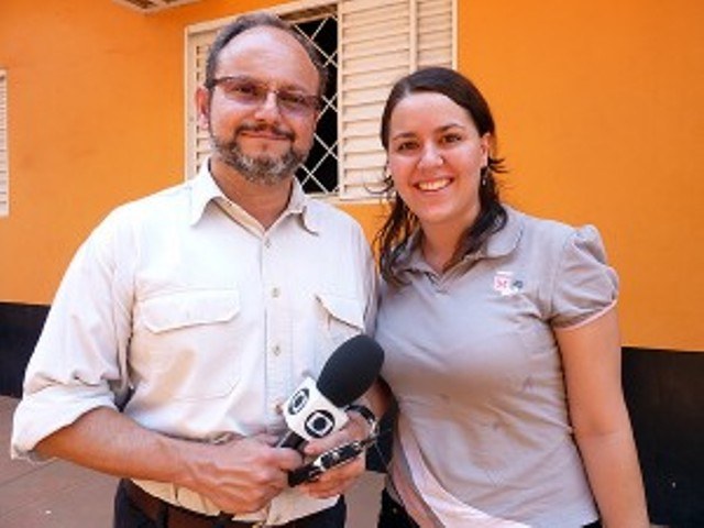 ESTUDANTE DE JORNALISMO DA UNIR/VILHENA TEM “AULA PRÁTICA” COM O JN NO AR