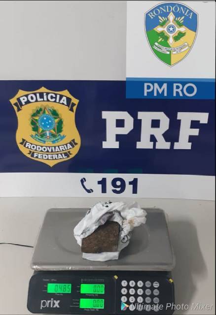 Vilhenense de 28 anos é presa pela PRF levando quase meio quilo de maconha para cidade do Paraná