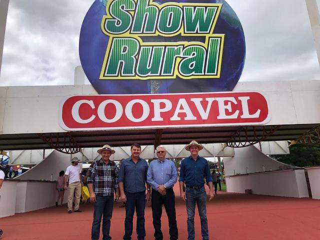 PR: Goebel visita o Show Rural Coopavel e convida expositores para conhecerem Feira de Exposições em Rondônia