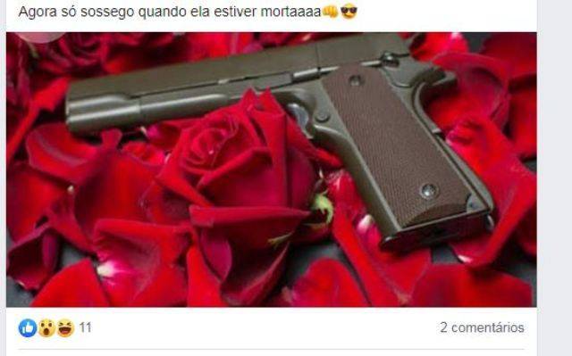 No Facebook, mulher de Vilhena faz ameaças de morte contra moradora de Cabixi e polícias são marcadas nas postagens