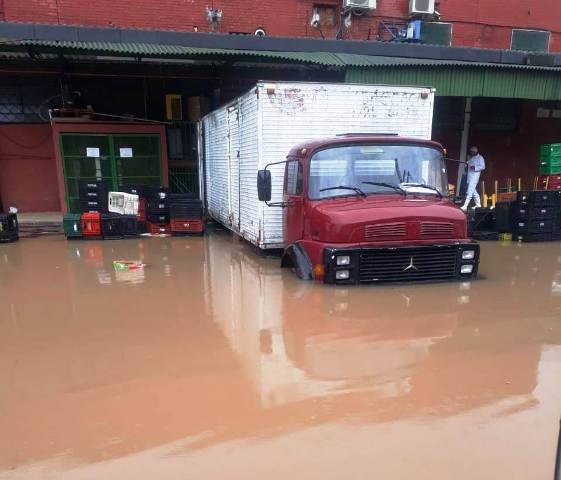 VÍDEO: temporal alaga Ceagesp e caminhoneiros de Rondônia ficam ilhados; motorista não sabe quando volta a Cacoal