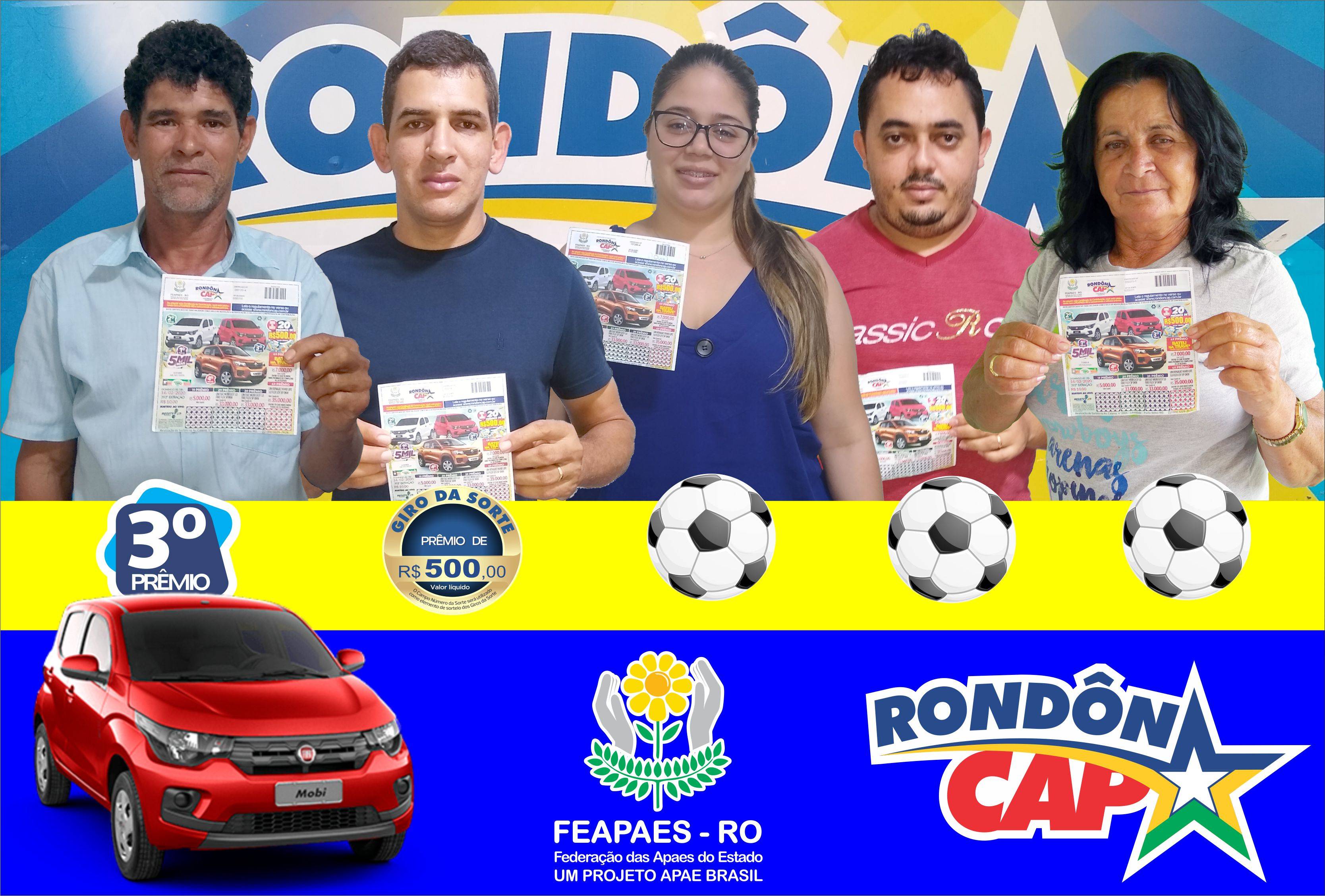 Cinco moradores de Vilhena são contemplados em sorteio do Rondoncap; um deles ganhou carro zero km