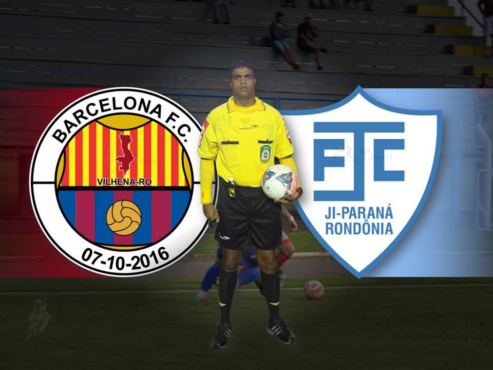 Fledes Rodrigues Santos será o árbitro do confronto Barcelona x Ji-Paraná no Portal da Amazônia