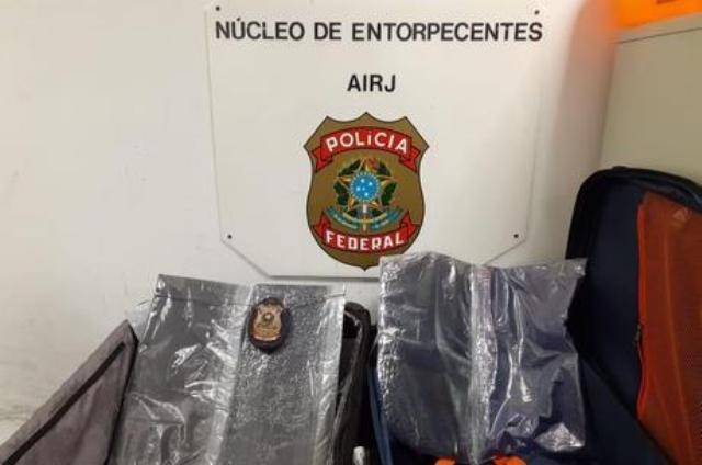 Morador de Rondônia é preso no Rio, tentando embarcar com 5,5 kg de cocaína para a Inglaterra