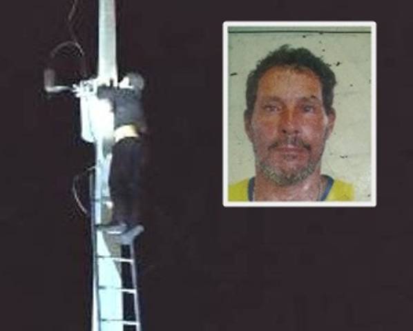 Homem que seria morador de Vilhena morre ao receber descarga elétrica quando escalava poste em cidade de Mato Grosso