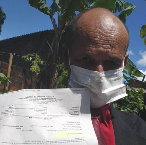 Radialista que admitiu publicamente sintomas do Coronavirus mostra resultado de exame que descarta a doença