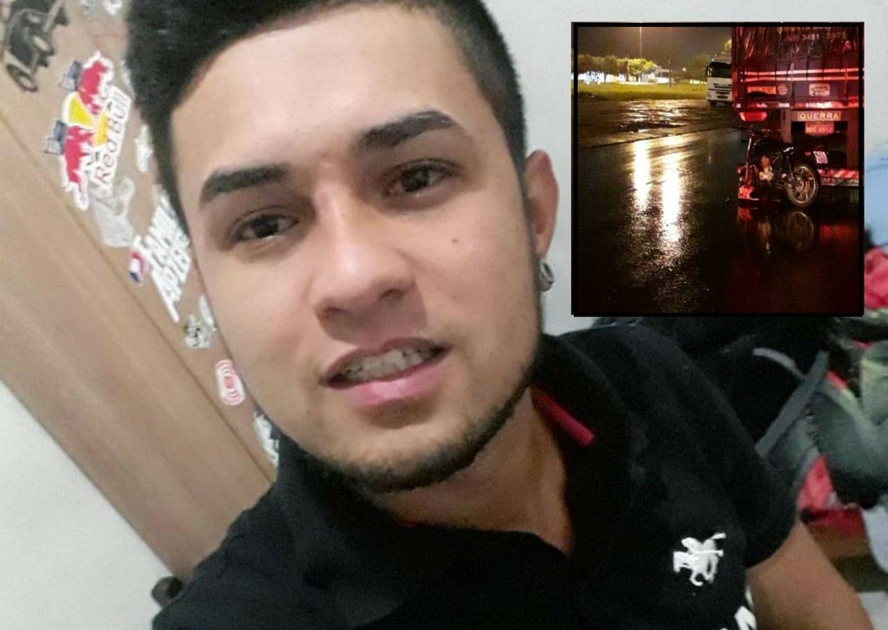Rapaz de 24 anos morre no Hospital Regional de Vilhena após moto atingir traseira de carreta sob chuva