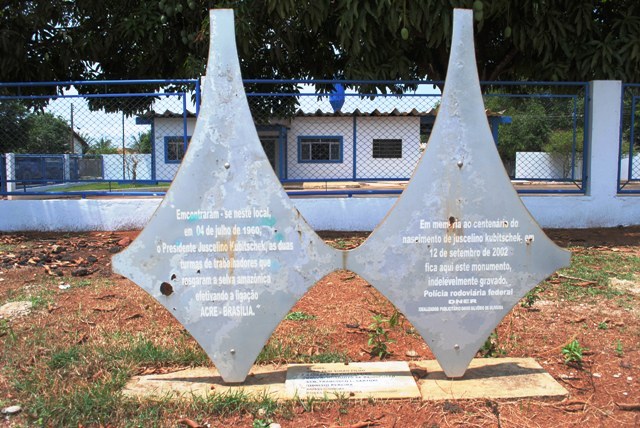 Busto de JK será o segundo monumento vilhenense ao ex-presidente