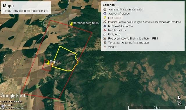 VEJA DETALHES: área de terras próxima a Vilhena, avaliada em mais de R$ 700 milhões, está sendo disputada na justiça