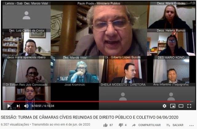 VÍDEO: em Estado vizinho, procurador esquece microfone ligado e solta puns durante sessão virtual do Tribunal de Justiça