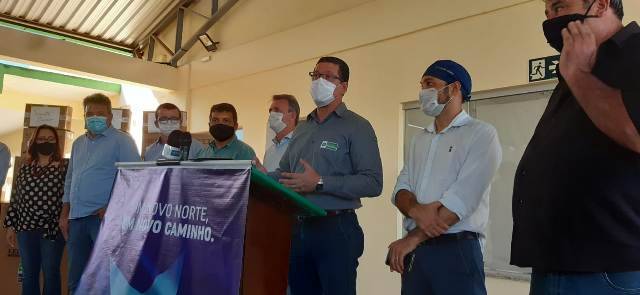 Governador entrega respiradores mecânicos em Vilhena e recomenda Cloroquina: “vamos vencer essa pandemia, em nome de Jesus”