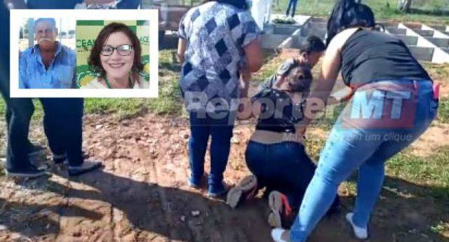 VÍDEO: durante velório, garota pede perdão à mãe e ao avô, que morreram com a Covid19, após serem contaminados por ela em MT