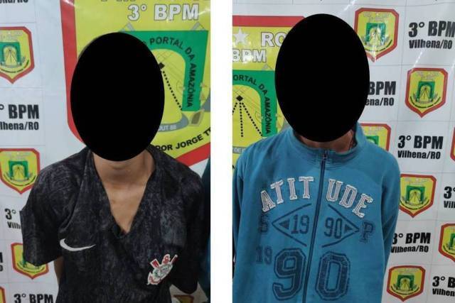 Armados com faca, adolescentes roubam mulher em frente o terminal rodoviário de Vilhena e acabam presos