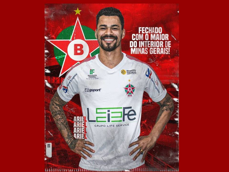 Ex-Vilhenense, Ariel é assina com o Boa Esporte-MG para a sequência do Campeonato Mineiro e Série C do Brasileirão