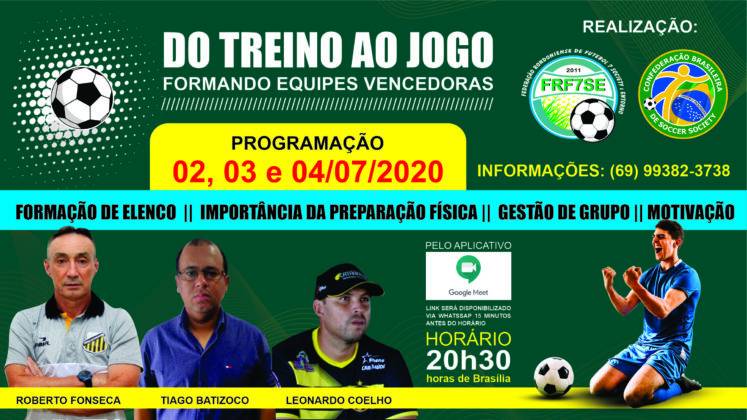 FRF7SE e CBSS realizam em julho palestra por videoconferência; inscrições devem ser solicitadas via e-mail