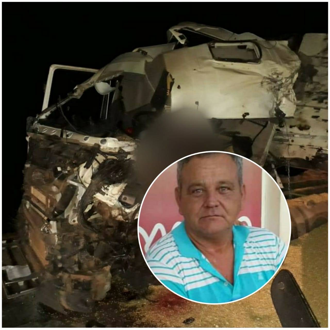 Na semana em que comemoraria 63 anos, caminhoneiro de Vilhena morre na BR 364, após colisão entre carretas