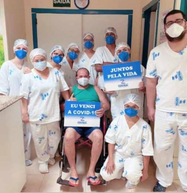 Após 10 dias de luta, ex-comandante do Corpo de Bombeiros em Vilhena sai de intubação e vence a Covid-19