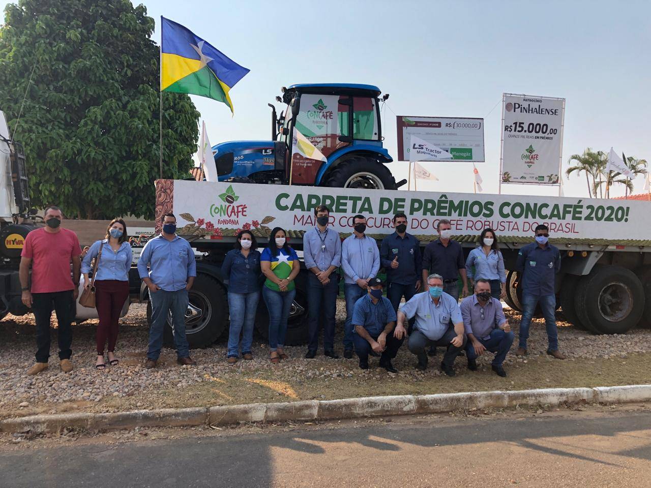 Deputado Luizinho Goebel participa do lançamento da carreata de prêmios da 5ª edição do Concafé, em Vilhena