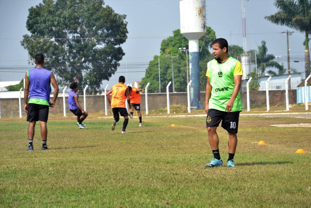 Aos 39 anos, Edilsinho treina firme com o elenco do Vilhenense para a disputa da sua oitava Série D