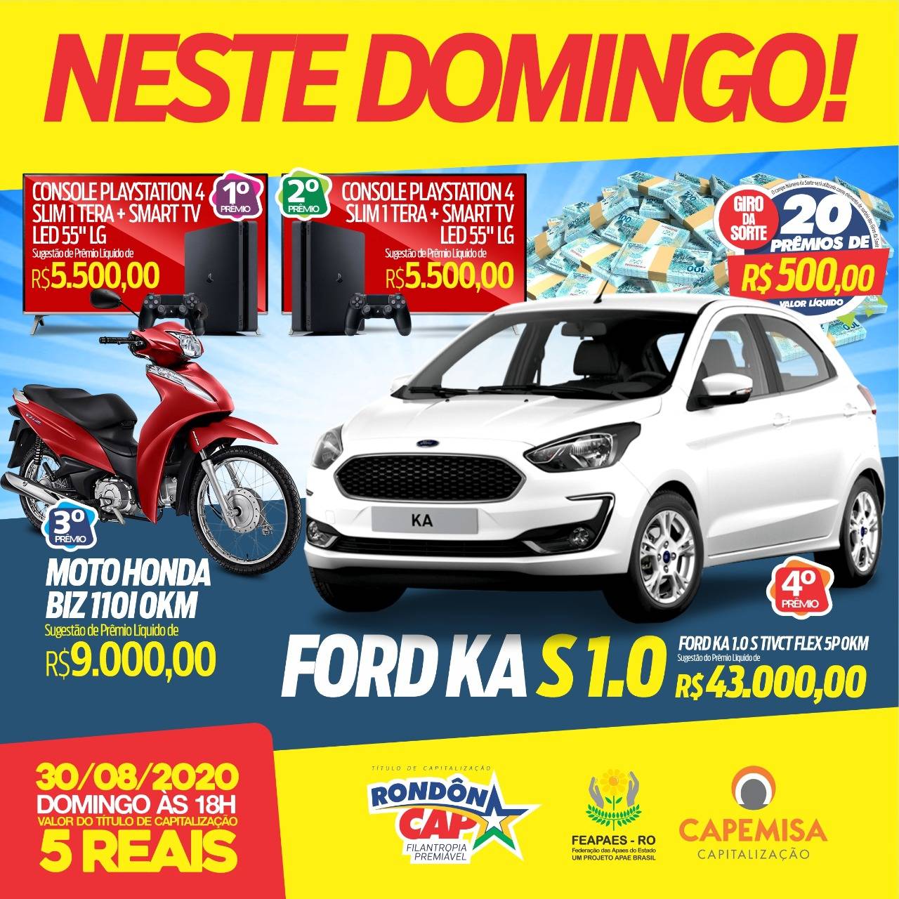 ASSISTA VÍDEO : sitiante de Chupinguaia ganha 4 motos zero quilômetro em sorteio do  Rondoncap