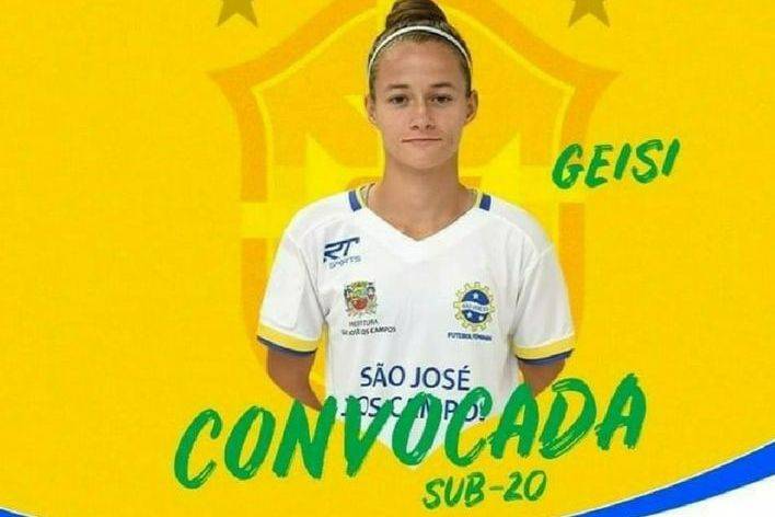 Revelada pelo Genus, atacante Geise é convocada para Seleção Brasileira Sub-20