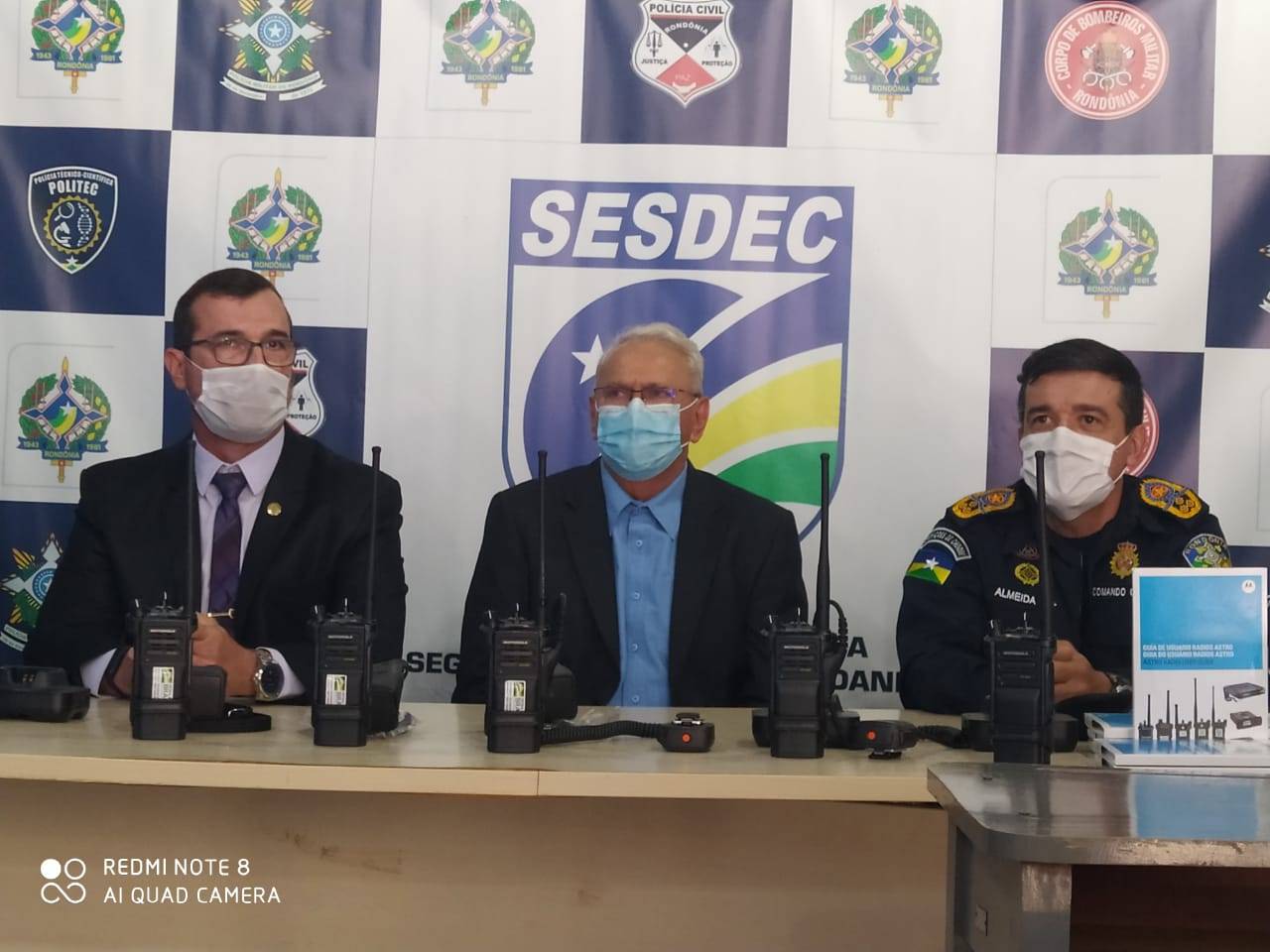 Governo de Rondônia entrega rádios comunicadores HD para a 3ª Companhia de Polícia Militar em Colorado do Oeste