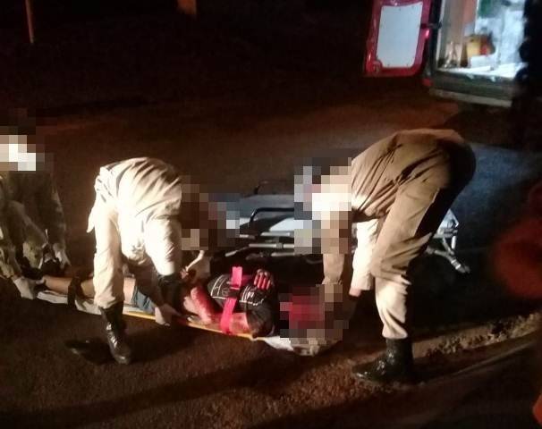 Esfaqueado e inconsciente, homem de 33 anos é socorrido por Bombeiros e levado a hospital