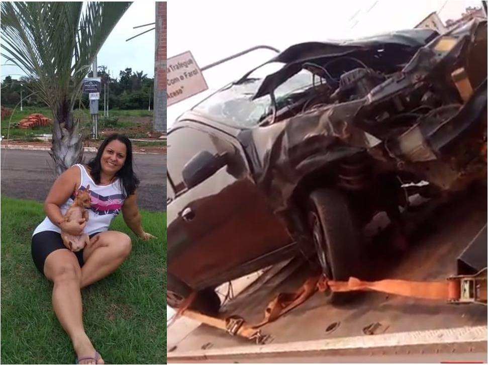 ASSISTA VÍDEO: vindo visitar familiares em Vilhena, servidora pública capota carro na BR 364 com filho a bordo