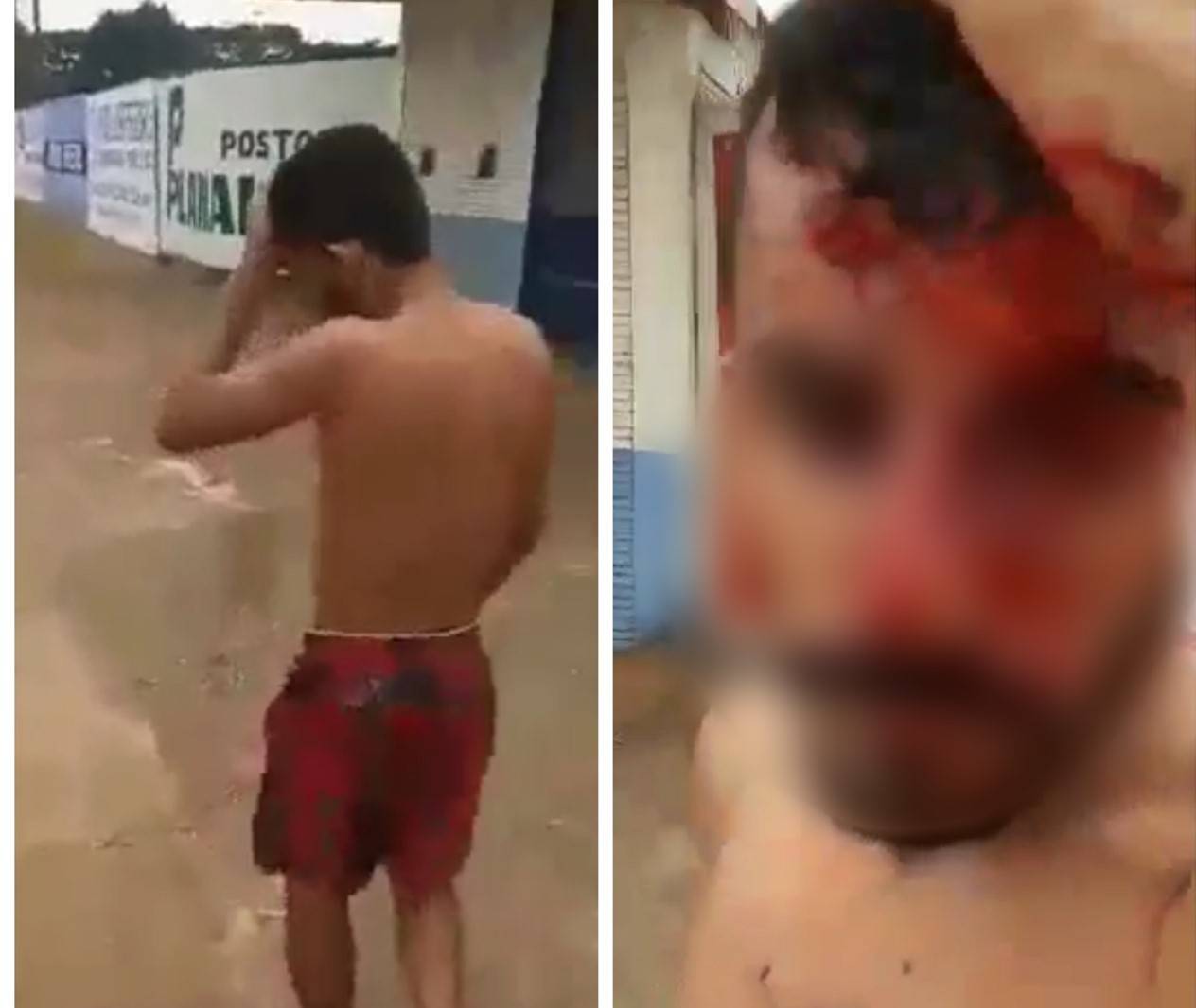 ASSISTA: viraliza vídeo em que namorado da vítima de assalto espanca suspeito e o obriga a dizer: “eu sou ladrão”