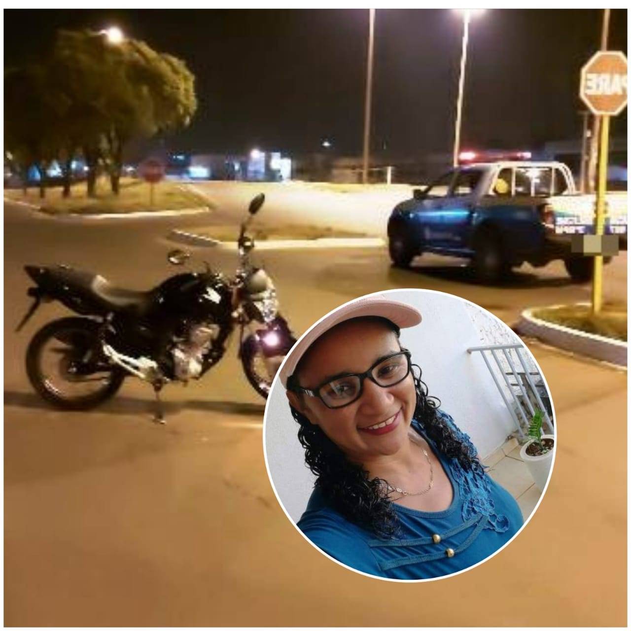 Trafegando na contramão, carreta atinge motocicleta e mata cozinheira de 40 anos, no centro de Vilhena