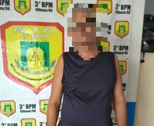 Investigando carro roubado, polícia prende, em Vilhena, homem condenado por estupro em Pernambuco