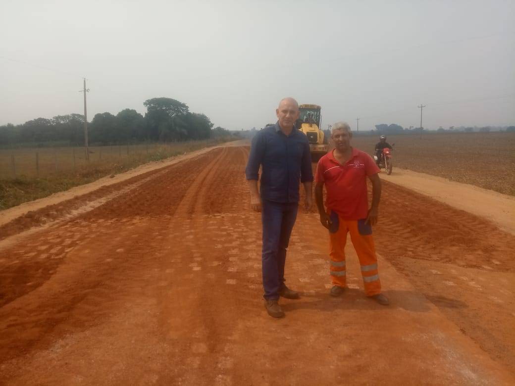Deputado Ezequiel Neiva agradece governador Marcos Rocha pela recuperação da rodovia de Pimenteiras