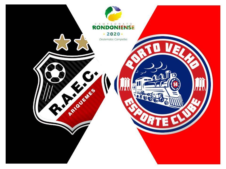 Real Ariquemes e Porto Velho se enfrentam hoje na retomada do Campeonato Rondoniense 2020