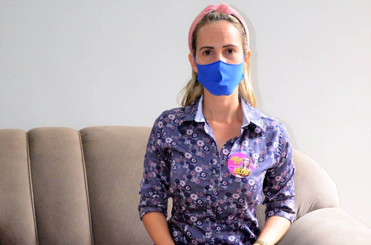 Com campanha diferenciada, Raquel da TV agradece carinho recebido e diz que as pessoas querem ser ouvidas