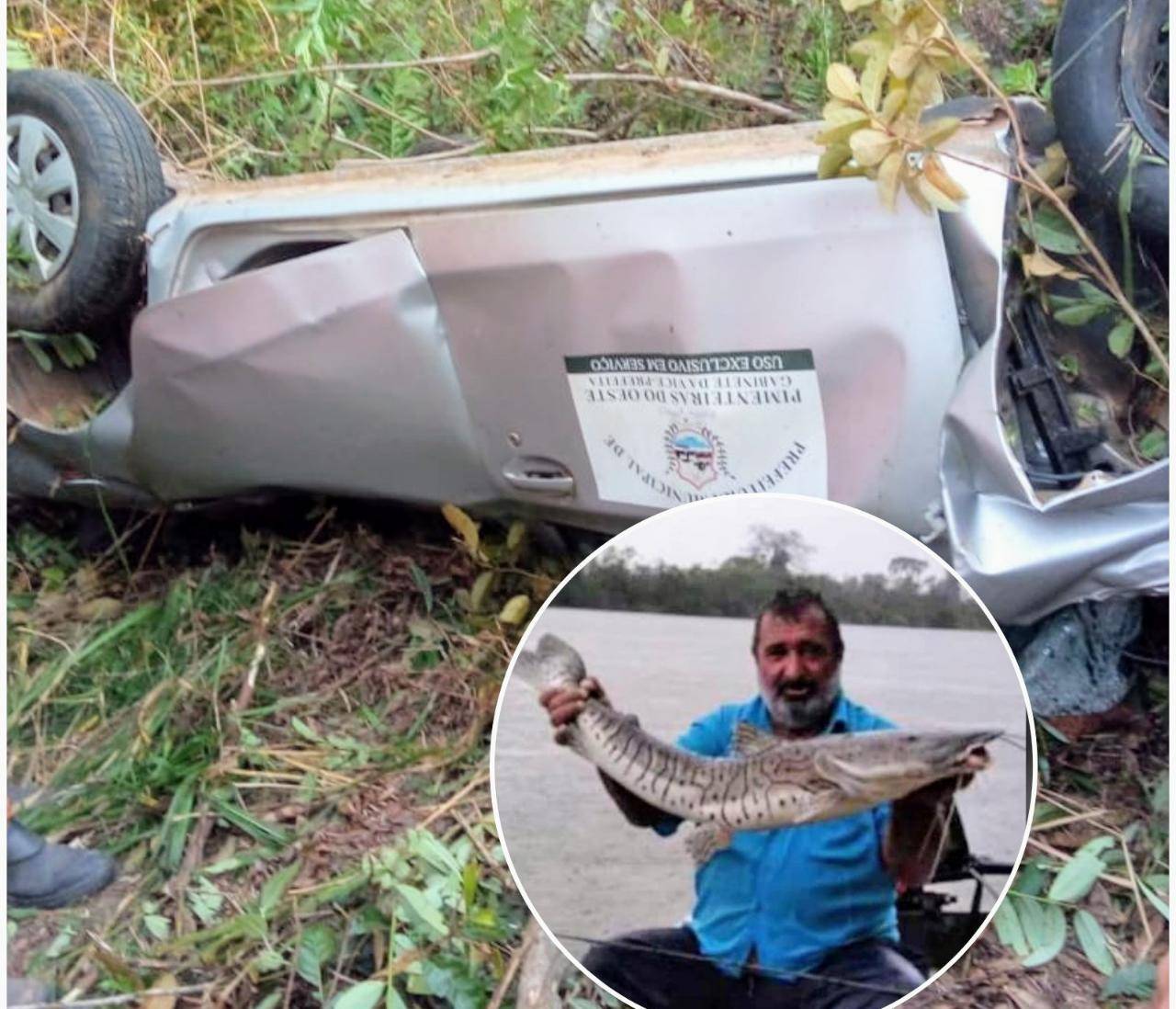 Secretário de Saúde revela identidade de mortos após colisão entre veículo da prefeitura e animal na BR 364