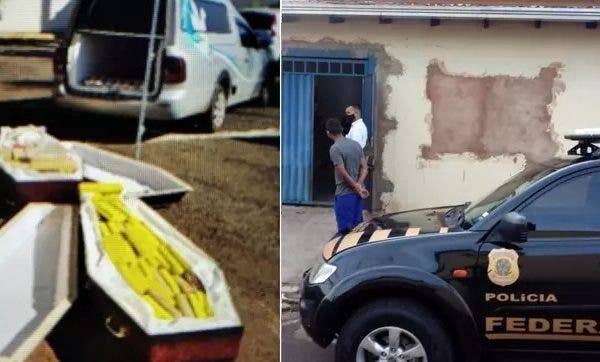 Polícia Federal deflagra operação em três Estados e encontra drogas dentro de caixões com “vítimas de Covid-19”