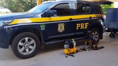 Mulher de 38 anos, moradora de Rondônia é presa em Mato Grosso transportando cocaína dentro de compressor