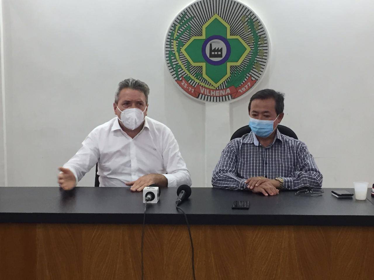 Em entrevista coletiva prefeito de Vilhena diz que situação da Covid-19 é gravíssima e pede cooperação da população