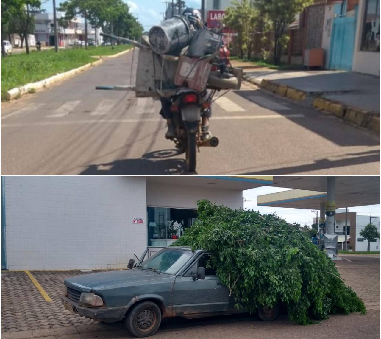 FOLHA flagra infrações no trânsito de Vilhena; apesar de errado, comportamento é de quem “luta para ganhar o pão”